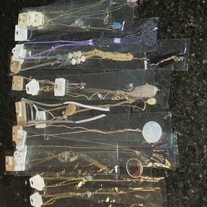Lot of 20 NWT Long Necklaces, some with earrings.
